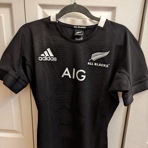 New Zealand All Blacks Rugby 2019 Home Pro Adidas Jersey Size L Large